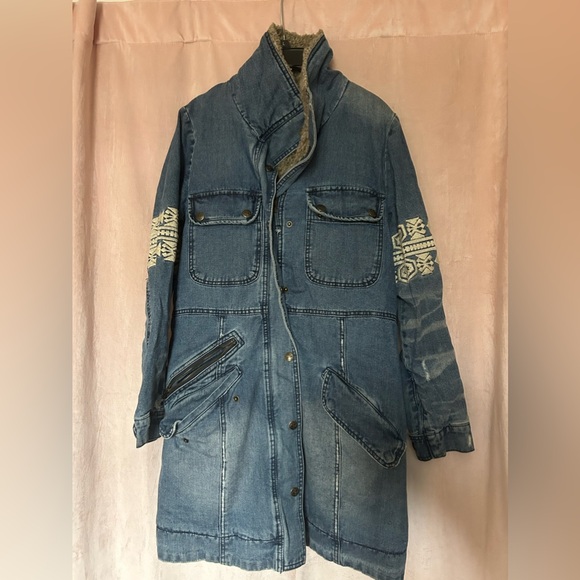 RARE Free People oversized ultra warm sherpa lined coat - Picture 4 of 7